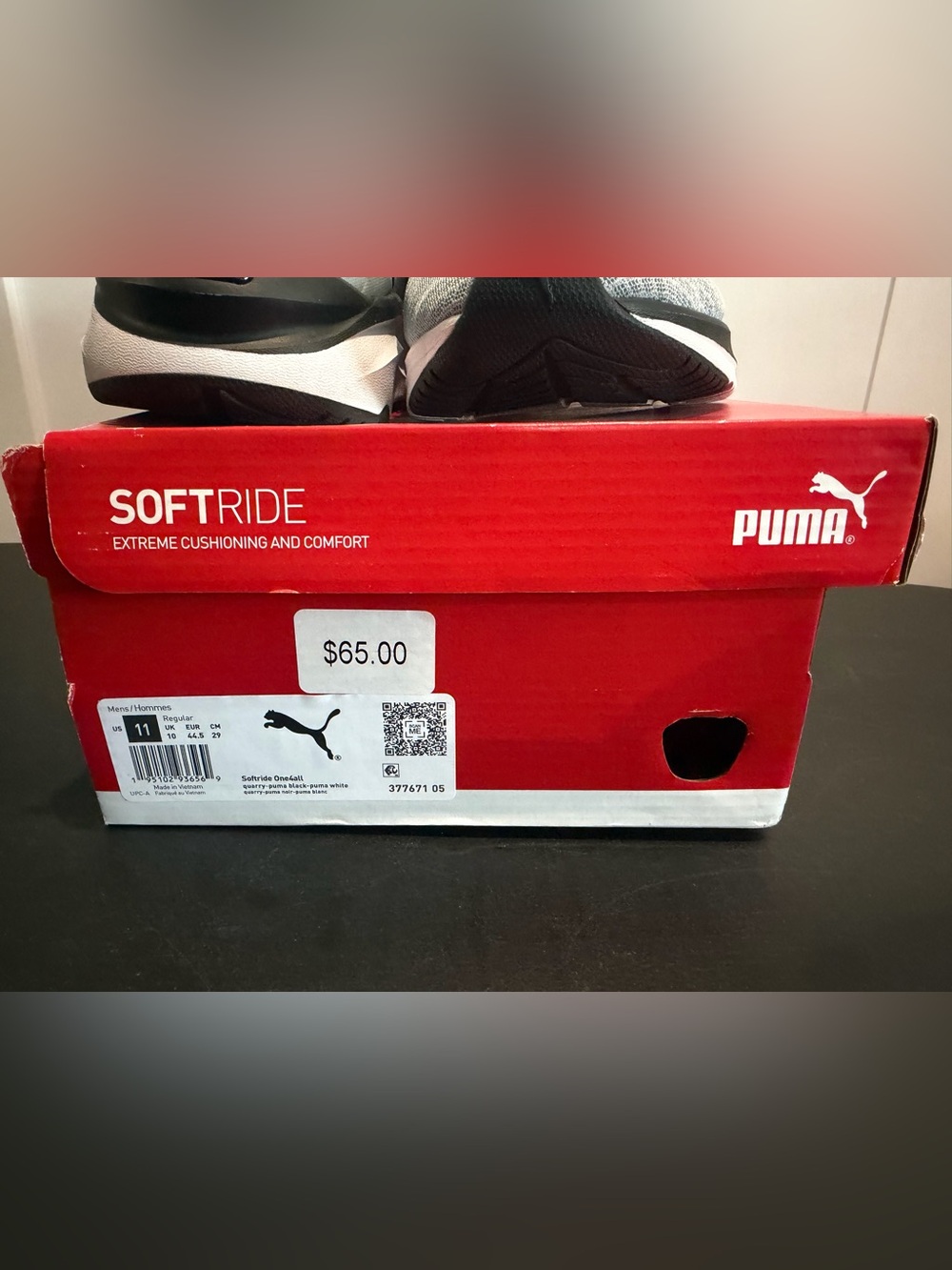 Puma Gray Men's SoftRide Mesh Sneakers - Picture 3 of 10